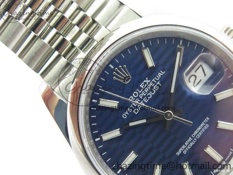 1231 DateJust 36 SS 126200 BP Maker 1:1 Best Edition New Blue Dial on Jubilee Bracelet Resilient 2529